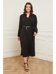 Curvy Lady Sukienka w kolorze czarnym rozmiar: 40/42. Czarne sukienki damskie Curvy Lady, bez wzorów, ze skóry, klasyczne, bez ramiączek. Za 131.45 zł.