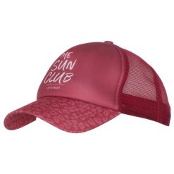 Czapka damska Protest PRTBELI cap. Czerwone czapki z daszkiem damskie Protest, bez wzorów. W wyprzedaży za 65.99 zł.