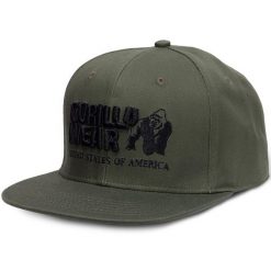 Dothan Czapka - zielony. Zielone czapki damskie GORILLA WEAR, bez wzorów, z bawełny. Za 151.00 zł.