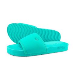 Klapki plażowe damskie Flip Flop Pool Neo Flower. Niebieskie klapki damskie Flip Flop, bez wzorów, bez obcasa, bez zapięcia. Za 100.05 zł.
