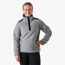 Bluza polarowa do wędrówek damska Swedemount Nordkap Pile Halfneck. Czarne bluzy damskie SWEDEMOUNT, na zimę, bez wzorów, z polaru, bez kaptura. Za 399.99 zł.