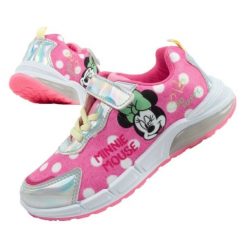 Buty sportowe Leomil DM011035 świecące ledy w spodzie różowe. Czerwone buty sportowe dziewczęce z materiału, bez zapięcia. Za 242.91 zł.