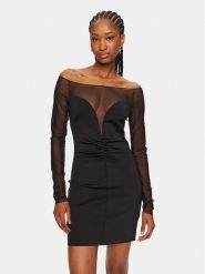 PINKO Sukienka koktajlowa Angres 103889 A208 Czarny Regular Fit. Czarne sukienki damskie Pinko, bez wzorów, z syntetyku, wizytowe, bez ramiączek. Za 639.99 zł.