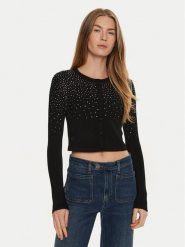 Marciano Guess Sweter 4BGR61 5439Z Czarny Regular Fit. Czarne swetry klasyczne damskie Marciano Guess, xl, z wiskozy, bez kołnierzyka. Za 539.99 zł.
