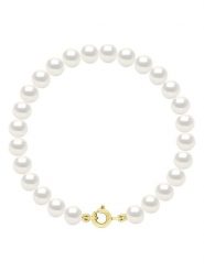 ATELIERS SAINT GERMAIN Bransoletka perłowa w kolorze białym rozmiar: onesize. Białe bransoletki damskie ATELIERS SAINT GERMAIN, złote. Za 826.99 zł.