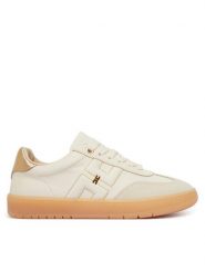 Elisabetta Franchi Sneakersy F4A9-E0510-1877 D Beżowy. Brązowe buty sportowe dziewczęce Elisabetta Franchi, ze skóry, bez zapięcia. Za 789.99 zł.