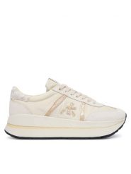 Premiata Sneakersy Bethcoin Var 8145 Kremowy. Białe obuwie sportowe damskie Premiata, ze skóry, bez zapięcia. Za 1,159.00 zł.