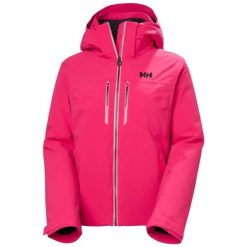 Damska kurtka narciarska Helly Hansen Alphelia Lifaloft. Zielone kurtki damskie Helly Hansen, l, bez wzorów, z elastanu, bez kaptura. Za 1,895.50 zł.
