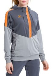 Damska bluza z kapturem Erima Squad. Brązowe bluzy damskie Erima, bez wzorów, z bawełny, z kapturem. Za 207.25 zł.