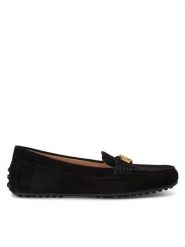 Lauren Ralph Lauren Mokasyny 802821629018 Czarny. Czarne mokasyny damskie Lauren Ralph Lauren, ze skóry, bez obcasa. Za 539.99 zł.