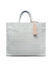 Coccinelle Torebka MBD Never Without Bag Monogram E1 MBD 18 01 01 Błękitny. Niebieskie torebki klasyczne damskie Coccinelle, z materiału, bez dodatków. Za 909.99 zł.