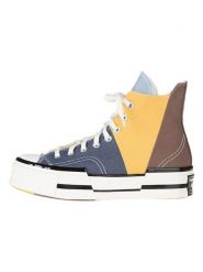 Converse Sneakersy "Chuck Taylor 1970s Plus" w kolorze jasnobrązowo-żółto-granatowym rozmiar: 41,5. Brązowe obuwie sportowe damskie Converse, za kostkę, bez zapięcia. Za 219.08 zł.