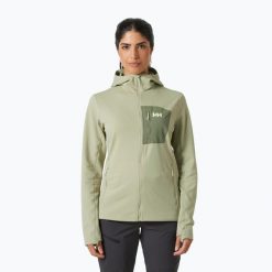 Bluza damska Helly Hansen Versalite Hooded Fleece. Zielone bluzy damskie Helly Hansen, xs, bez wzorów, bez kaptura. Za 349.99 zł.