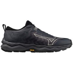 Damskie buty trailowe Mizuno Wave Daichi 8 GTX. Czarne obuwie sportowe damskie Mizuno, bez zapięcia, do biegania, mizuno wave. Za 749.99 zł.