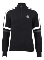 Peak Mountain Sweter "Asta" w kolorze czarnym rozmiar: S. Czarne swetry klasyczne damskie Peak Mountain, s, bez kołnierzyka. Za 217.99 zł.