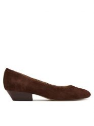 LAUREN RALPH LAUREN Czółenka Weslee 802P15819007 Brązowy. Brązowe czółenka damskie Lauren Ralph Lauren, bez wzorów, ze skóry, bez obcasa. Za 729.99 zł.