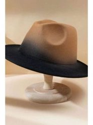 Lucky Bees Kapelusz w kolorze czarno-beżowym rozmiar: onesize. Brązowe kapelusze damskie Lucky Bees, bez wzorów. Za 143.90 zł.