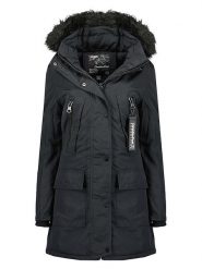 Canadian Peak Płaszcz zimowy "Corteak" w kolorze czarnym rozmiar: XXL. Czarne płaszcze damskie Canadian Peak, na zimę, xxl, bez wzorów, z puchu, bez kaptura. Za 346.99 zł.