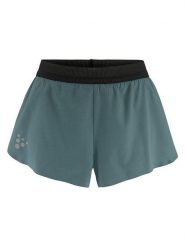 Craft Szorty "Pro Hypervent Split" w kolorze turkusowym do biegania rozmiar: L. Niebieskie spodenki sportowe damskie Craft, l, bez wzorów, z materiału, do biegania. Za 100.99 zł.