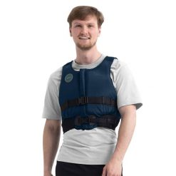 Kamizelka asekuracyjna JOBE Kayak Adventure. Niebieskie kamizelki damskie JOBE, xs, bez wzorów, bez kaptura. Za 339.99 zł.