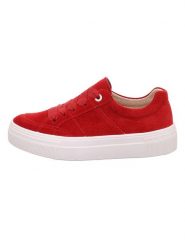 Legero Skórzane sneakersy "Lima" w kolorze czerwonym rozmiar: 41. Czerwone obuwie sportowe damskie Legero, bez zapięcia. Za 223.99 zł.