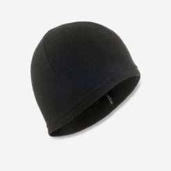 Czapka narciarska dla dorosłych Wedze Firstheat. Czarne czapki damskie WED'ZE, na zimę, bez wzorów, z materiału. Za 14.99 zł.