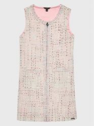 Guess Sukienka elegancka J3RK32 WF6M0 Różowy Regular Fit. Czerwone sukienki dziewczęce Guess, z aplikacjami, z syntetyku, bez ramiączek. Za 229.99 zł.