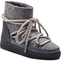 Buty INUIKII - Sneaker 70202-24 Burret Grey. Szare śniegowce damskie Inuikii, z materiału. Za 1,129.00 zł.
