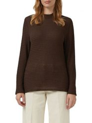 S.Oliver Sweter w kolorze brązowym rozmiar: 44. Brązowe swetry klasyczne damskie S.Oliver, s, bez kołnierzyka. Za 66.31 zł.