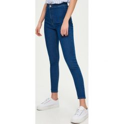 Jeansy skinny high waist - Niebieski. Niebieskie jeansy damskie Sinsay, z jeansu. W wyprzedaży za 59.99 zł.