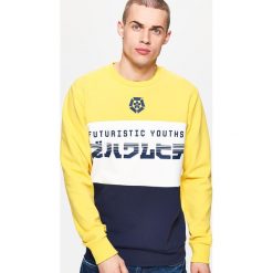 Bluza z nadrukiem - Żółty. Żółte bluzy chłopięce Cropp, z nadrukiem. Za 49.99 zł.