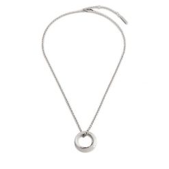Naszyjnik Calvin Klein. Szare naszyjniki damskie Calvin Klein, srebrne. Za 359.99 zł.