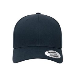 Klasyczna Bawełniana Czapka Snapback W Stylu Retro. Niebieskie czapki damskie FLEXFIT, bez wzorów, z bawełny. Za 104.99 zł.
