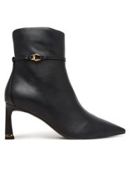 Coccinelle Botki C-look E4 VTK 11 01 01 Czarny. Czarne botki damskie Coccinelle, ze skóry, bez obcasa, na słupku, bez zapięcia. Za 1,299.00 zł.