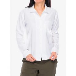 Koszula przeciw komarom damska Royal Robbins Expedition III L/S. Białe koszule damskie ROYAL ROBBINS, l, bez wzorów, casualowe, bez kołnierzyka, bez ramiączek. Za 335.99 zł.