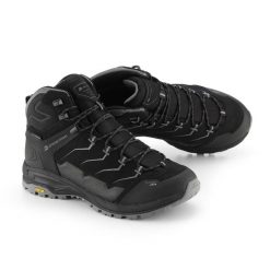 Buty wysokie trekkingowe unisex Alpine Pro Crede Vibram. Czarne obuwie trekkingowe damskie Alpine Pro, bez zapięcia. W wyprzedaży za 699.00 zł.
