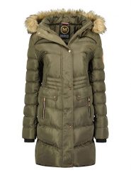 Maison Montaigne Parka "Badomai" w kolorze khaki rozmiar: XL. Brązowe parki damskie Maison Montaigne, xl, ze skóry, bez kaptura. Za 216.22 zł.