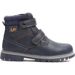 Granatowe Traperki Suburbanite. Niebieskie buty zimowe chłopięce Born2be, na jesień, z materiału. Za 64.99 zł.