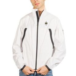 Kurtka BLAUER GIUBBINI CORTI NASTRAT Biały. Białe kurtki damskie Blauer, xl, bez wzorów, z tkaniny, bez kaptura. Za 473.99 zł.