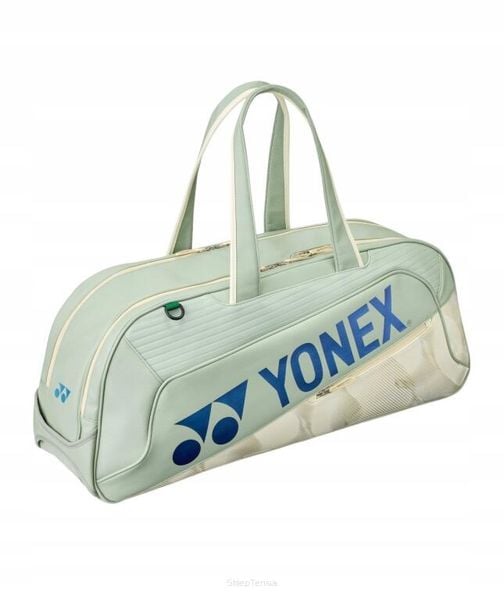 Torba tenisowa Yonex Expert Tournament Bag. Zielone torby sportowe YONEX, bez wzorów, z materiału. Za 659.00 zł.