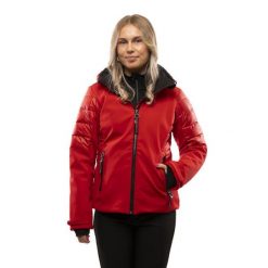 Damska kurtka narciarska Luhta. Czerwone kurtki sportowe damskie Luhta, na zimę, l, bez wzorów, z materiału, bez kaptura. Za 1,446.99 zł.