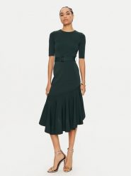 Ted Baker Sukienka dzianinowa Samalee 271307 Zielony Regular Fit. Zielone sukienki damskie Ted Baker, bez wzorów, z dzianiny, bez ramiączek. Za 1,099.00 zł.