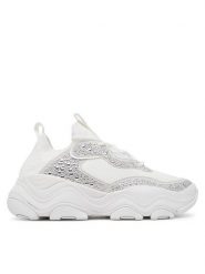 MICHAEL Michael Kors Sneakersy Atlas 43S5ATFS1S Biały. Białe obuwie sportowe damskie MICHAEL Michael Kors, ze skóry, bez zapięcia. Za 599.99 zł.