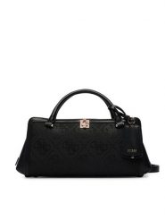 Guess Torebka Audrey Logo HWJG97 55060 Czarny. Czarne kuferki damskie Guess, z aplikacjami, z materiału, bez dodatków. Za 634.99 zł.