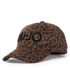 Czapka z daszkiem Liu Jo. Brązowe czapki z daszkiem damskie Liu Jo, bez wzorów. Za 199.99 zł.