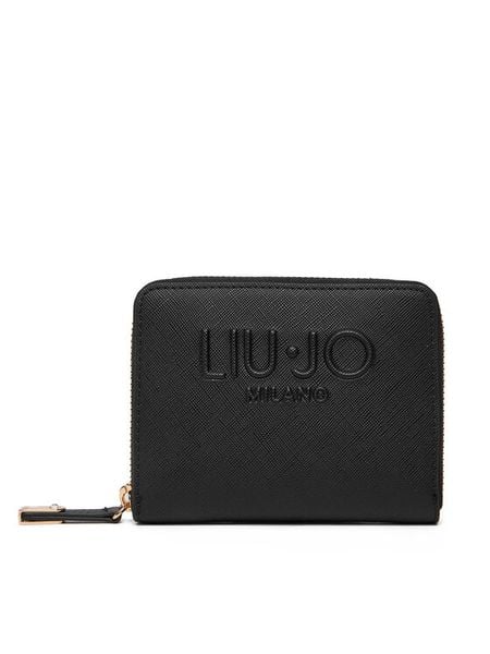 Liu Jo Portfel Ecs M Zip Around AF5156 E0087 Czarny. Czarne portfele damskie Liu Jo, bez wzorów, ze skóry. Za 269.99 zł.