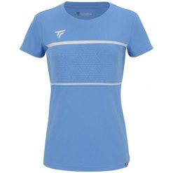 Koszulka damska Tecnifibre Team Tech. Niebieskie koszulki sportowe damskie TECNIFIBRE, bez wzorów, bez ramiączek, tenisowe. Za 169.99 zł.