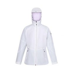 Kurtka przeciwdeszczowa damska Raddick II. Białe kurtki damskie Regatta, bez wzorów, bez kaptura. Za 269.99 zł.