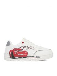 Cars Sneakersy CEO-CP66-SS26-330DPC Biały. Białe buty sportowe chłopięce Cars, z materiału, bez zapięcia. Za 129.99 zł.