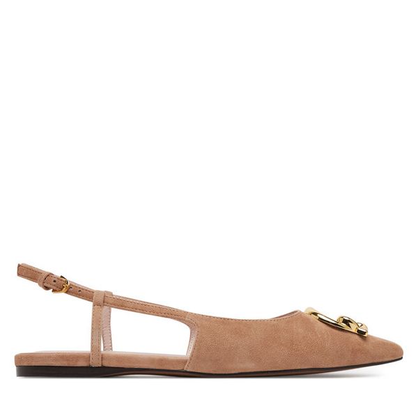 Baleriny Coccinelle. Brązowe balerinki damskie Coccinelle, bez wzorów. Za 469.99 zł.